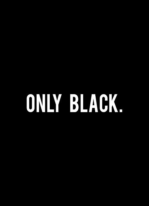 The black dark