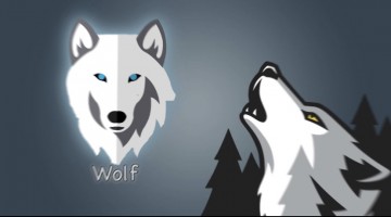 White wolvess