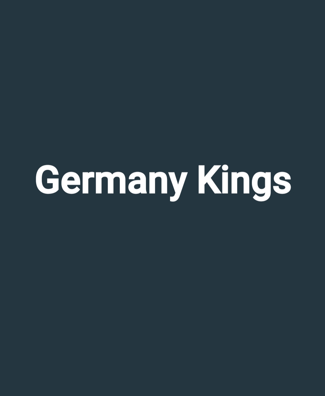 German kings