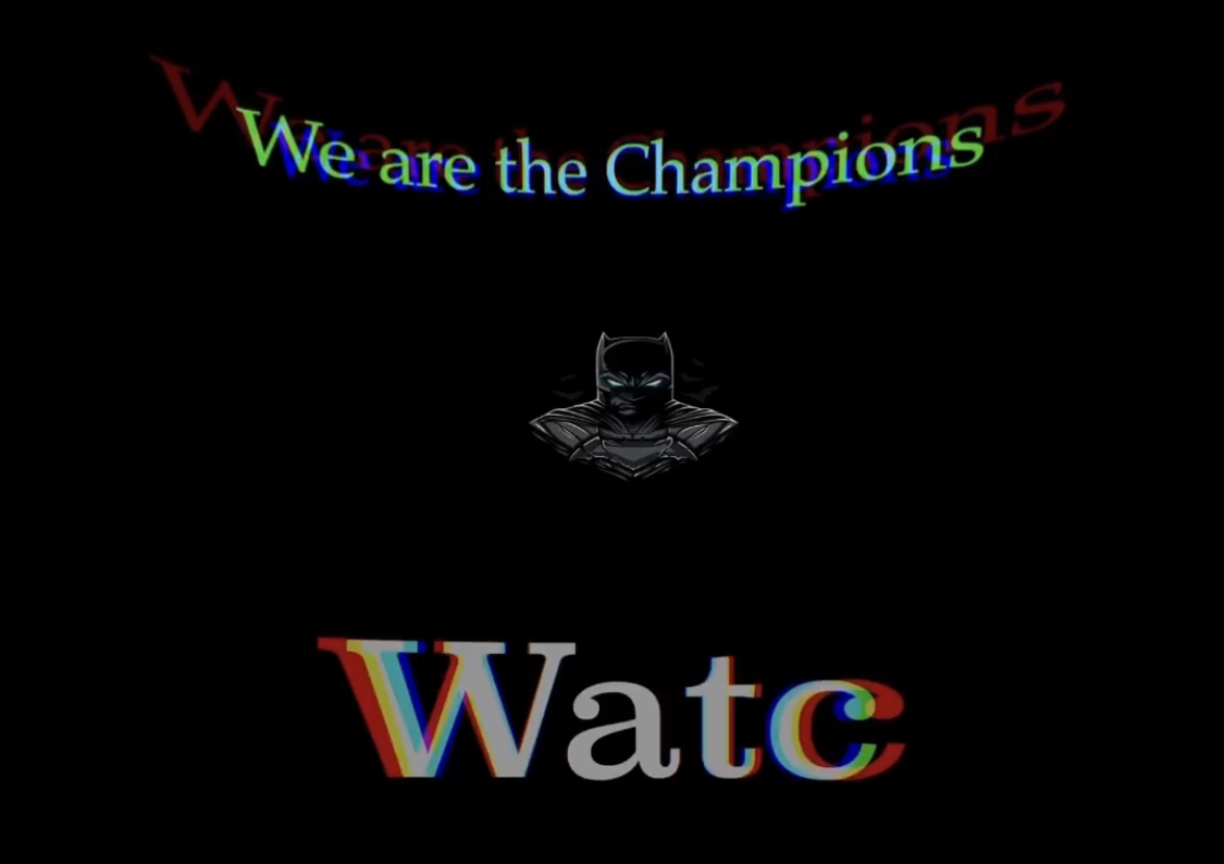 W are the champions
